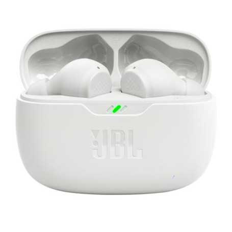 Achetez Écouteurs Bluetooth JBL Wave Beam TWS Blanc - Son Immersif et Design Élégant