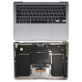 Complete Apple MacBook Air 13″ Gray A2289 Chassis - Chassis + AZERTY Keyboard - Grade A