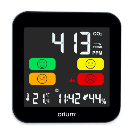 Capteur de Qualité de l'Air Intérieur CO2 Orium Quaelis 14 - Surveillance Précise et Fiable