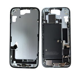 Chassis iPhone 15 Plus Bleu eSIM US Sans Vitre Arrière avec Batterie Grade A - Origine Demonté