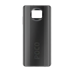 Buy Xiaomi Poco X3 NFC Rear Glass Without Lens Frame Black Original Grade AB Replacement