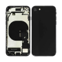 iPhone SE 2020 Black Chassis with Charging Connector and Battery Grade AB