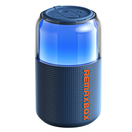 Enceinte Portable Sans Fil REMAX RB-M2 Bleue - IPX5 - 10m Transmission - 1200mAh de Puissance