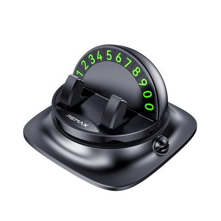 REMAX RM-C02 Air Vent Car Mount - 360° Rotation Non-Slip Black - Secure Your Device Effortlessly