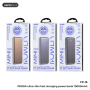 Power Bank Ultra-Fine 10000mAh Charge Rapide PD20W REMAX FP-15 Violet - Efficacité et Style