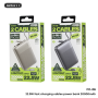 Power Bank 22,5 W 20,000 mAh FC-06 REMAX Argent avec Câbles de Charge Rapide - Autonomie et Efficacité Maximales