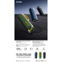 REMAX Lighting RB-M22 Wireless Portable Speaker - Black | High-Quality Sound for On-the-Go Entertainment
