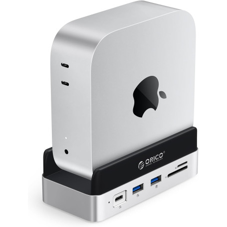 ORICO MiniDock and Stand for Mac Mini M4/M4 Pro - 10 Ports