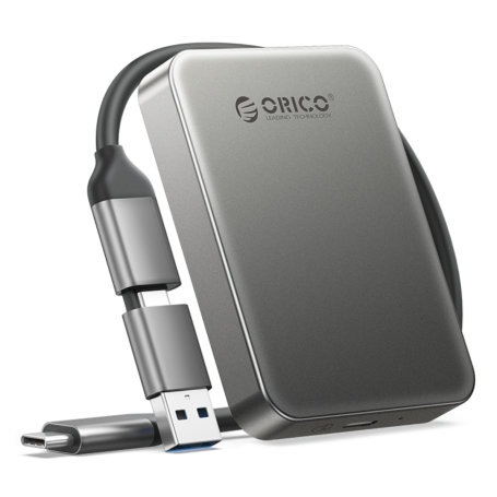 ORICO K5PLUS external magnetic hard drive 512GB Type-C for iPhone