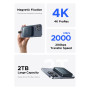 ORICO A20PLUS external magnetic hard drive 1TB Type-C for iPhone