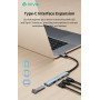 HUB Type-C 4 en 1 DEVIA- Lite1 USB3.0+USB2.0+TYPE-C*2