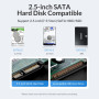 Boîter de Stockage Type-C 25PW1-C3 ORICO pour HDD/SSD de 2,5 pouces - Noir