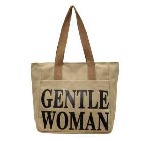 Sac à Bandoulière en Toile Kaki 33x41x12cm - Élégance et Fonctionnalité Noir