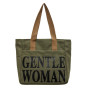 Sac à Bandoulière en Toile Vert Armée 33x41x12cm - Élégance et Praticité pour Tous les Jours