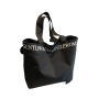 Sac à Bandoulière en Toile 33x44x13cm Noir - Élégance et Praticité pour Tous les Jours
