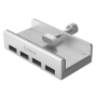 Adaptateur HUB Clip 4 Ports USB 3.0 MH4PU ORICO - Vitesse et Polyvalence pour Vos Appareils