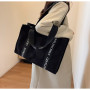 Sac Fourre-Tout Noir 29x43x14cm - Élégance et Praticité pour Tous Vos Jours