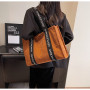 Sac Fourre-Tout en Cuir 29x43x14cm Brun - Chic et Pratique pour Votre Quotidien
