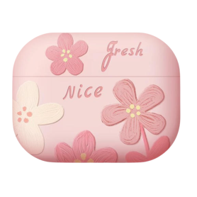 coque-de-protection-airpods-en-silicone-fleurs-roses