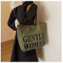Sac à Bandoulière en Toile Vert Armée 33x41x12cm - Élégance et Praticité pour Tous les Jours
