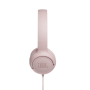 Headphones, Audio Gear - JBL Tune 500 Wired Headphones - JBL T500 PINK - Pink, wholesale price
