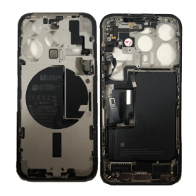 Chassis iPhone 16 Plus Noir eSIM US Grade AB avec Batterie Titane Sans Vitre Arrière - Origine Démonté