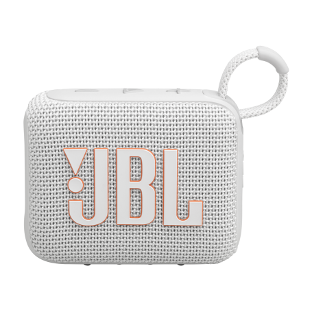 Portable Bluetooth Speaker JBL Go 4 White IP67 7H - JBLGO4WHT