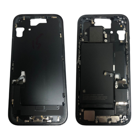 Châssis Arrière Origine iPhone 15 Bleu avec Connecteur de Charge - Grade A | Pièce de Remplacement de Qualité