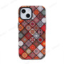 Coque de Protection en Silicone Échiquier Totémique pour iPhone - Design Élégant et Résistant