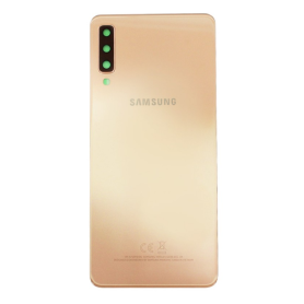 Samsung Galaxy A7 2018 Gold Back Glass Original Replacement Grade AB A750F