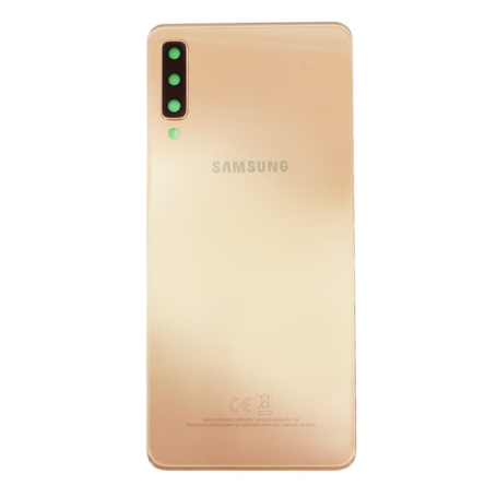 Samsung Galaxy A7 2018 Gold Back Glass Original Replacement Grade AB A750F
