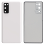 White Rear Window for Samsung Galaxy S20 FE/S20 FE 5G G780F/G781B - Sleek No Logo Replacement Part