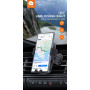 Support Téléphone Voiture Noir WUW-Z31 - Sécurité et Simplicité pour Votre Conduite