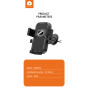 Support Téléphone Voiture Noir WUW-Z31 - Sécurité et Simplicité pour Votre Conduite