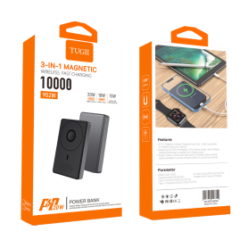 Power Bank Magsafe 5000mAh WUW Y02W Gris - Recharge sans Fil Rapide et Efficace