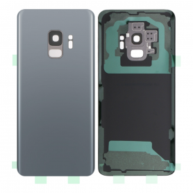 Vitre Arrière Samsung Galaxy S9 Argent Sans Lentille Original - Grade AB | Remplacement Qualité