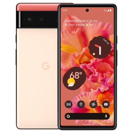 Acheter Google Pixel 6 128 Go Corail - Grade AB - Excellent État et Meilleur Prix