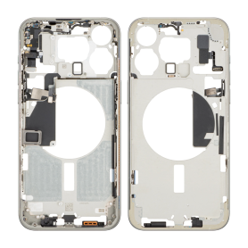 Original Disassembled Empty Frame iPhone 15 Pro Max Natural Grade AB - No Rear Glass