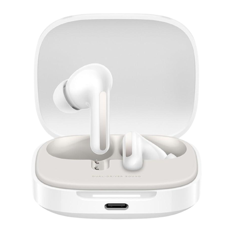 Redmi Buds 6 Bluetooth Earphones - White | High-Quality Audio & Comfort | Shop Now