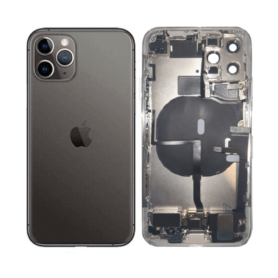 Châssis Complet iPhone 11 Pro Max Noir - Connecteur de Charge Origine Démonte Grade AB | Pièces de Remplacement de Qualité