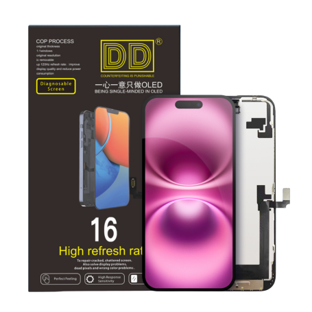 Ecran iPhone 16 (Soft Oled) DD - IC - Taille et Épaisseur d’Origine