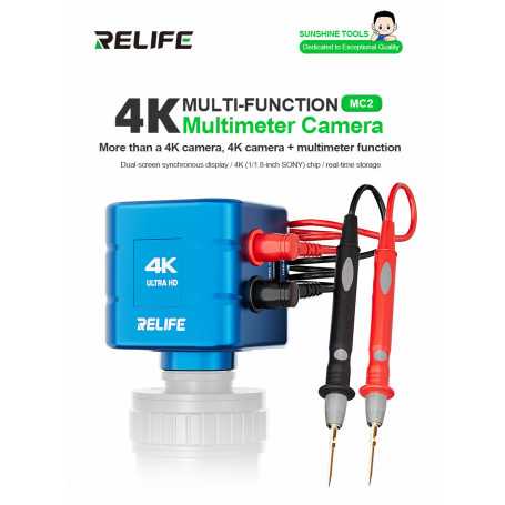 Achetez Caméra Multimètre Multifonctionnelle 4K RELIFE MC20 - Précision et Performance pour vos Projets