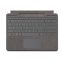Microsoft Signature Platinum Keyboard with Stand for Surface Pro - QWERTZ Keyboard