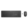 HP 235 WL Wireless Keyboard and Mouse Set - QWERTY - Spanish Layout - Black