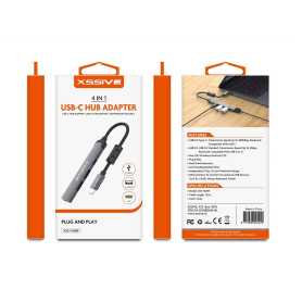 XSSIVE XSS-HUB9 USB-C HUB Adapter - Expand Your Connectivity with 9-in-1 Versatility