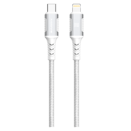 USB-C/Lighting Charging Cable 1M 30W XSSIVE XSS-BR-CL-W 1M - White
