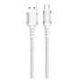 XSSIVE XSS-BR-AC-W 2M 18W USB-A/USB-C Charging Cable - White