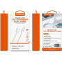 XSSIVE XSS-BR-AC-W 2M 18W USB-A/USB-C Charging Cable - White