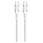 XSSIVE XSS-BR-CC-W 2M 18W USB-C/USB-C Charging Cable - White