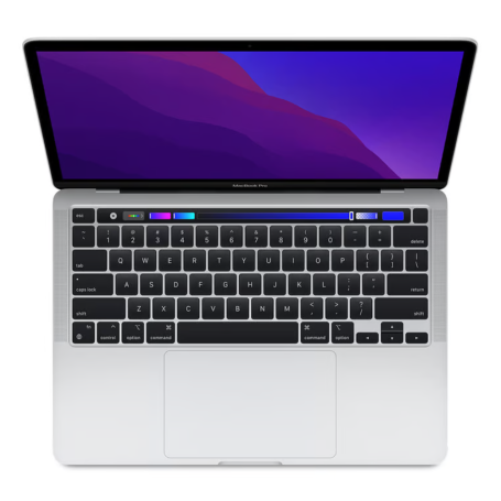 MacBook Pro 13" A2338 8 GB/256 GB SSD - Apple M1 - Silver - QWERTY - Grade AB - (No Box - No Charger)